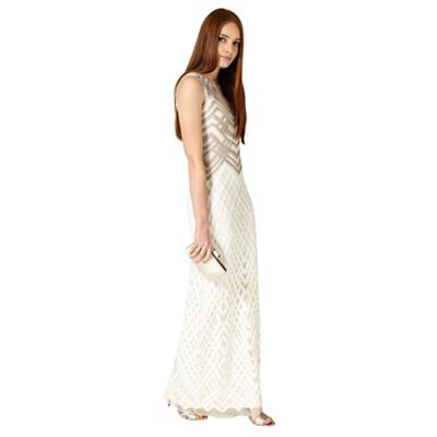 Champagne and ivory eydie dress